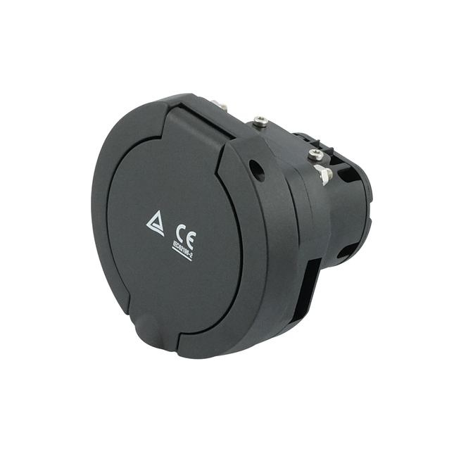 Einbau-Ladesteckdose Typ2 / 63 A 240/415 VAC FSDT2SR/64A - Hischier Auto AG