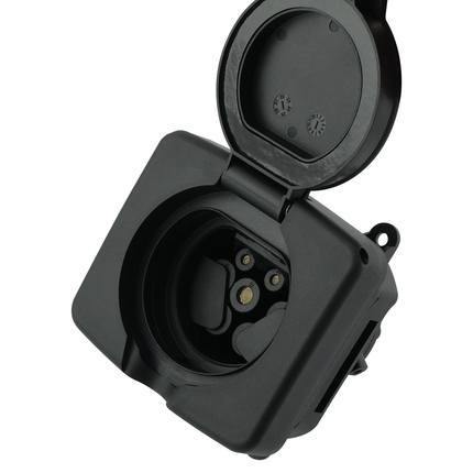 Einbau-Ladesteckdose Typ2 / 32 A 240/480 VAC FSDT2SS/32A - Hischier Auto AG