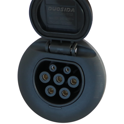 Einbau-Ladesteckdose Typ2 / 32 A 240/415 VAC FSDTyp2/32A - Hischier Auto AG