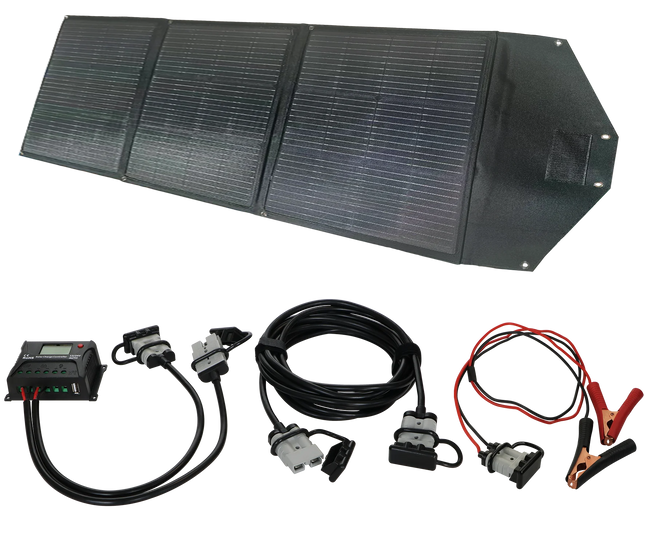 Solar-Energie Set faltbar 12 V 120 W (max. 6 A) - 1 - Satz Hischier Auto AG