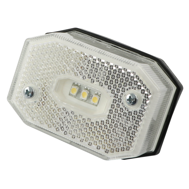 LED-Positionsleuchte weiss 12/24V - FT001 - 1 - Stück Fristom