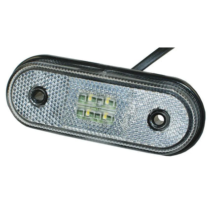 LED-Positionsleuchte Unipoint weiss 12/24V - FT020W - 1 - Stück Fristom