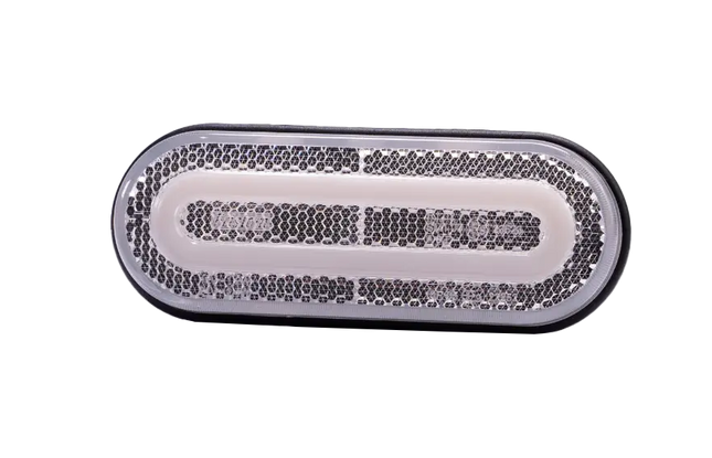 Fristom LED-Positionsleuchte Weiss mit Halter, 12/24 V - FT072B - 1 - Stück Fristom