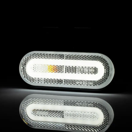 Fristom LED-Positionsleuchte Weiss mit Halter, 12/24 V - FT072B - 1 - Stück Fristom