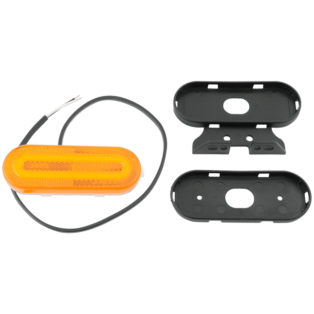 Fristom LED-Seitenmarkierleuchte mit Halter 12/24 V - FT072Z - 1 - Stück Fristom