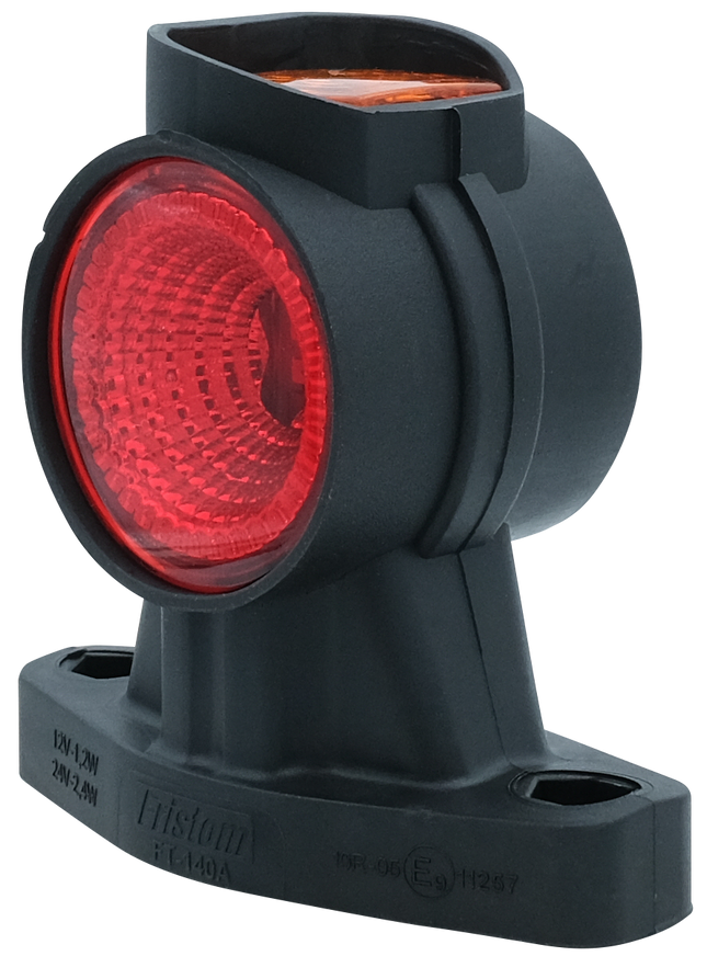 Fristom - LED-Begrenzungsleuchte 12/24 V, Rot/weiss/gelb links rechts - FT140AP - 1 - Stück Fristom