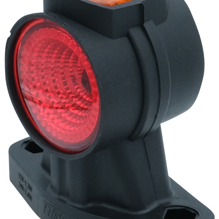 Fristom - LED-Begrenzungsleuchte 12/24 V, Rot/weiss/gelb links rechts - FT140AP - 1 - Stück Fristom