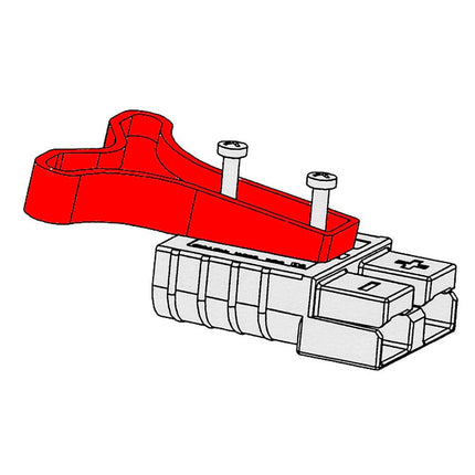 Handgriff Anderson Power rot zu Stecker S50..