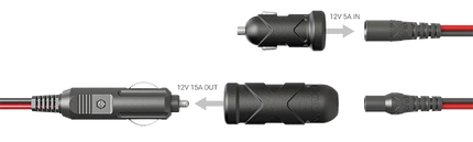 2 x Noco - Boost Pro 12 V 3’000 A, mit 12 V 15 A Ausgang und USB-C Noco