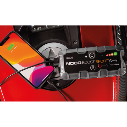 Noco - Boost Sport 12 V 500 A, mit USB-C - GB20 - 1 - Stück Noco