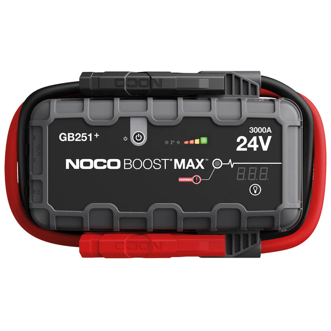 Noco - Boost Max Jump Starter 24 V 3’000 A, mit 12 V 15 A Ausgang und 2x USB - 1 - Stück Noco