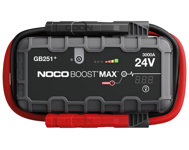 Noco - Boost Max Jump Starter 24 V 3’000 A, mit 12 V 15 A Ausgang und 2x USB - 1 - Stück