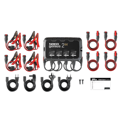 NOCO - 4-Fach-Batterieladegerät 6 / 12 V, 4 x 2 A