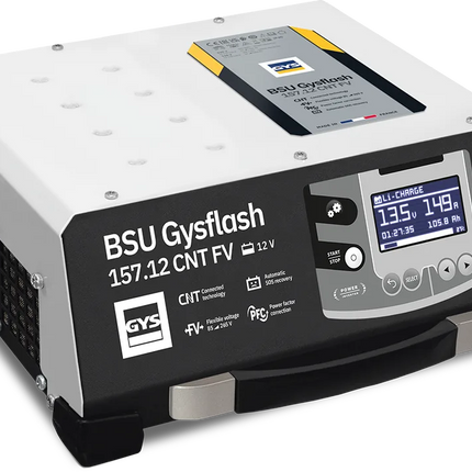 GYSFLASH - 157.12 CNT FV Werkstattladegerät 12 V - 150 A Hischier Auto AG