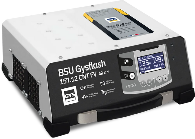 GYSFLASH - 157.12 CNT FV Werkstattladegerät 12 V - 150 A Hischier Auto AG