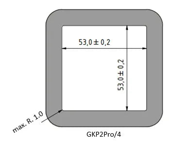 Keypad mit 4 Folientasten, CAN, AT04-Deutsch Stecker - 1 - Stück