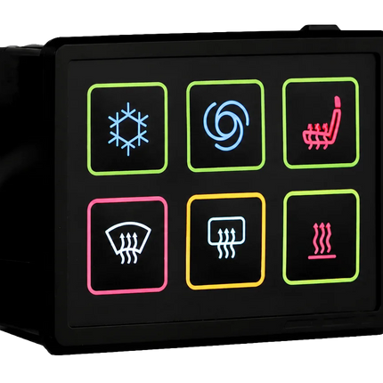 Keypad mit 6 Folientasten, CAN, AT04-Deutsch Stecker - 1 - Stück