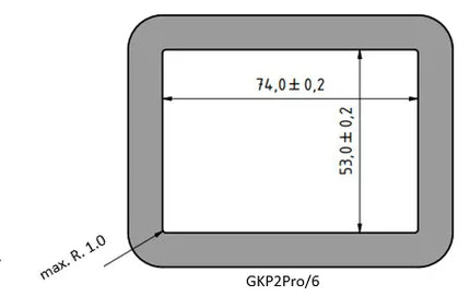 Keypad mit 6 Folientasten, CAN, AT04-Deutsch Stecker - 1 - Stück