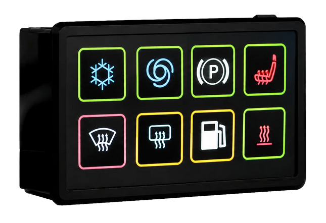 Keypad mit 8 Folientasten, CAN, AT04-Deutsch Stecker - 1 - Stück