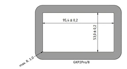 Keypad mit 8 Folientasten, CAN, AT04-Deutsch Stecker - 1 - Stück