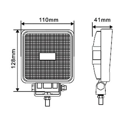 LED-Arbeitsscheinw. 12/24V Flutlicht - 1 - Stück Diverse