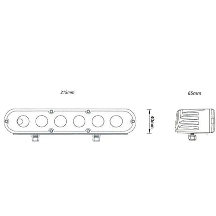 LED-Arbeitsscheinwerfer 12/24V - GS9873 - 1 - Stück Diverse