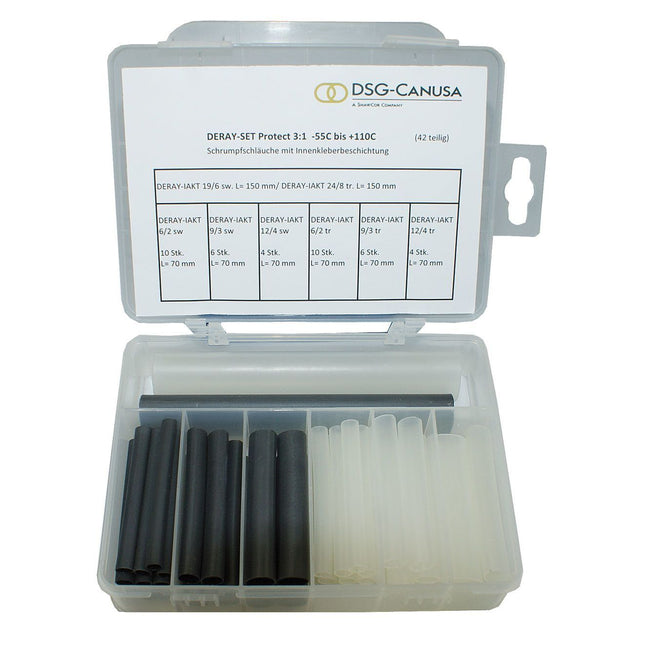 Schrumpfschlauch-Set 3:1 mit Kleber