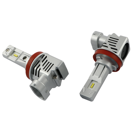 2 Stk. H11/H9/H8-LED Lampen 12/24 V 2’500 lm H11/LED/M3