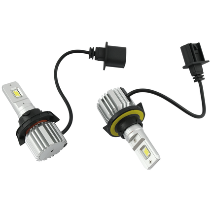 2 Stk. H13-LED Lampen 12/24 V 4’000 lm für Tagfahrlicht H13/LED/V11