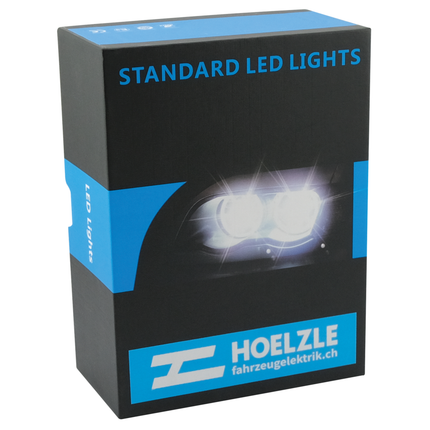 2 Stk. H13-LED Lampen 12/24 V 4’000 lm für Tagfahrlicht H13/LED/V11