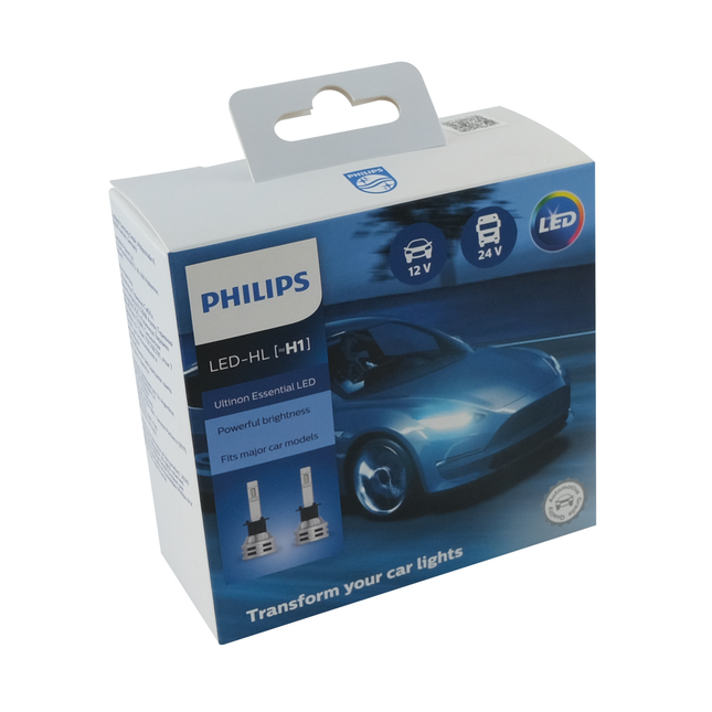 2 Stk. H1-LED Lampen 12/24 V 1400 lm H1/LED/Philips - Hischier Auto AG