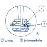 Kippschalter Metallhebel 0-1 *wasserfest* 631H2K
