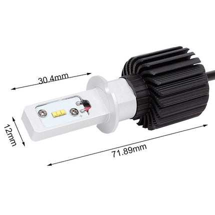 2 Stk. H3-LED Lampen 12/24 V 4’000 lm 7G H3/LED