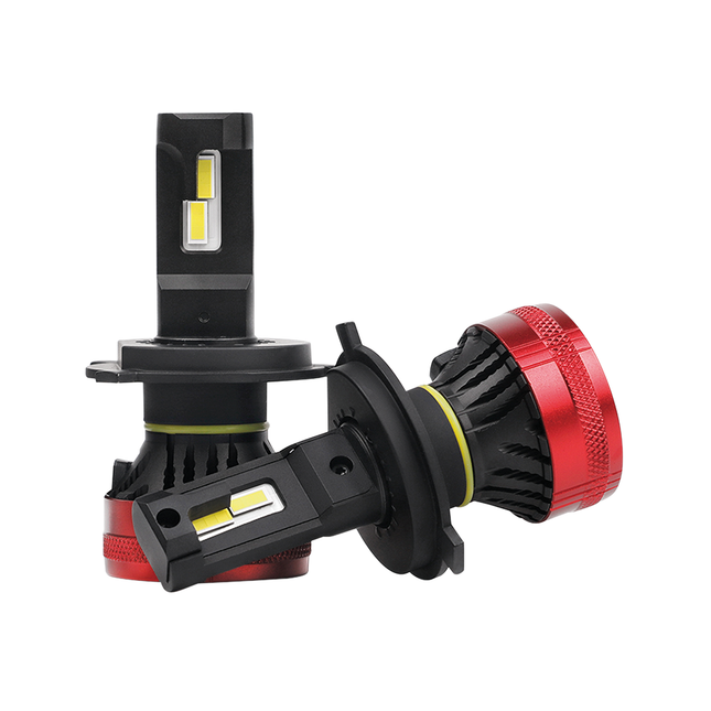 2 Stk. H4-LED Lampen 12 V 5’000 lm H4/LED/CAN