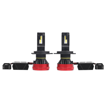 2 Stk. H4-LED Lampen 12 V 5’000 lm H4/LED/CAN