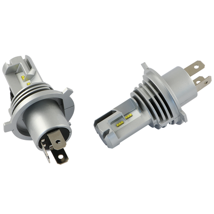 2 Stk. H4-LED Lampen 12/24 V 2’500 lm H4/LED/M3