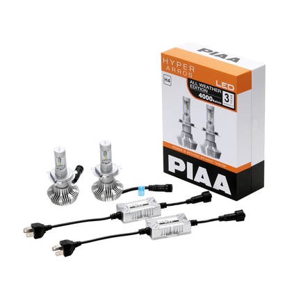 2 Stk. H4-LED Lampen 12/24 V 4000 lm 7G H4/LED/PIAA