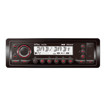 HTec Heavy Duty DAB+ Autor. IPX6 inkl. Antenne 12 V - 1 - Stück Diverse