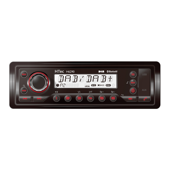 HTec Heavy Duty DAB+ Autor. IPX6 inkl. Antenne 12 V - 1 - Stück Diverse