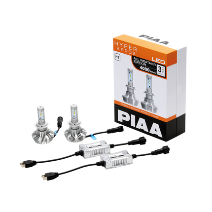 2 Stk. H7-LED Lampen 12/24 V H7/LED/PIAA