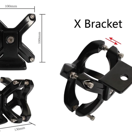 Universalhalter für Rohrbefestigung, ø 50 - 75 mm - HAKC8 - 1 - Stück Diverse