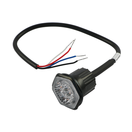 LED-Blitzleuchte Mini gelb, ECE R65, 12/24 V - HALED6DVAR65 - 1 - Stück LED autolamps