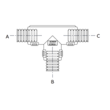Harnessflex T- Verteilstück  NW7.5 TPS080808