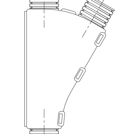 Harnessflex Y-Verteilstück NW17+NW13+NW13 - YPS201616 - 1 - Stück ABB Harnessflex