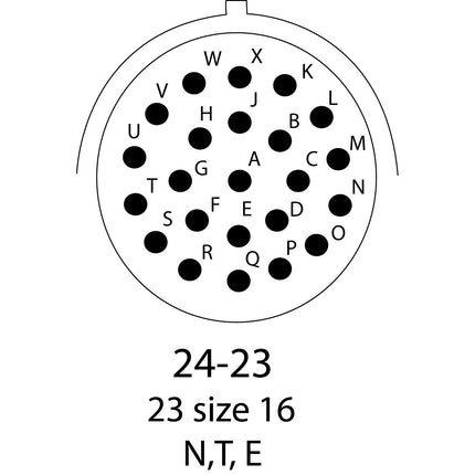 "Deutsch" - Stecker 23-pol.