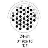 "Deutsch" - Stecker 31-pol HDP26/24/31PT