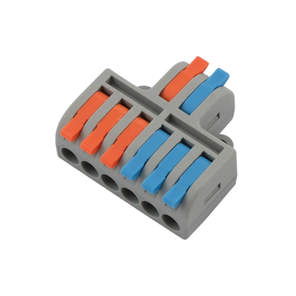 Verbindungsklemme potential-getrennt, 2 -> 6