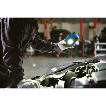 LED-Akku-Strahler 10 W mit Magnethalter