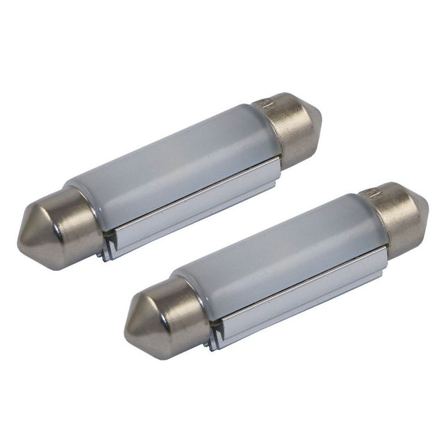 2x LED-Soffitten Lampe 11x41mm 24V weiss - 1 - Satz Diverse