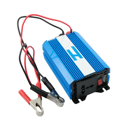 Wechselrichter, 12 V auf 230 V, 300 W, mod. Sinus - HMSW300 - 1 - Stück Diverse